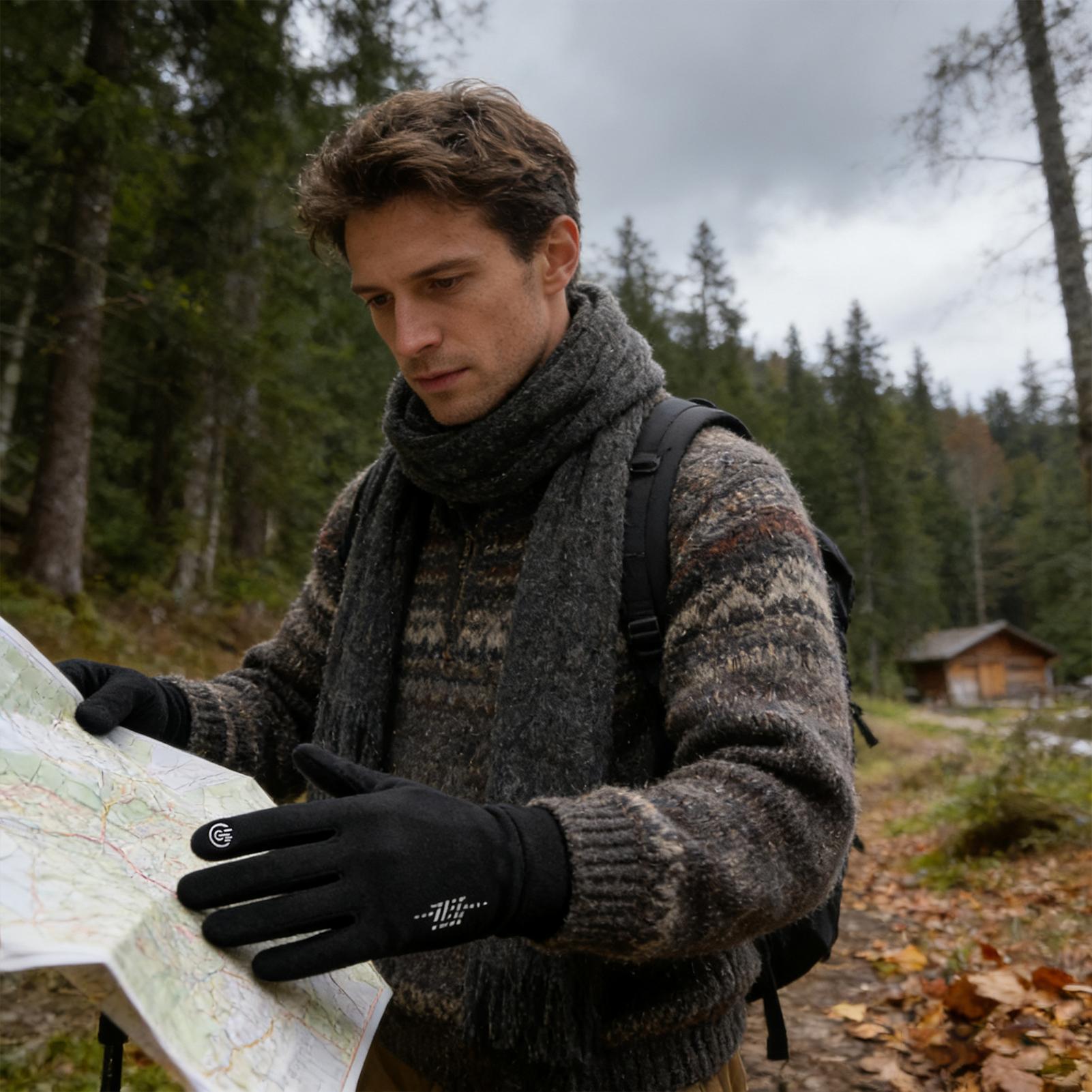 Warm Cycling Gloves Full Finge - Running Gear In Cold Weather ulasan dan harga