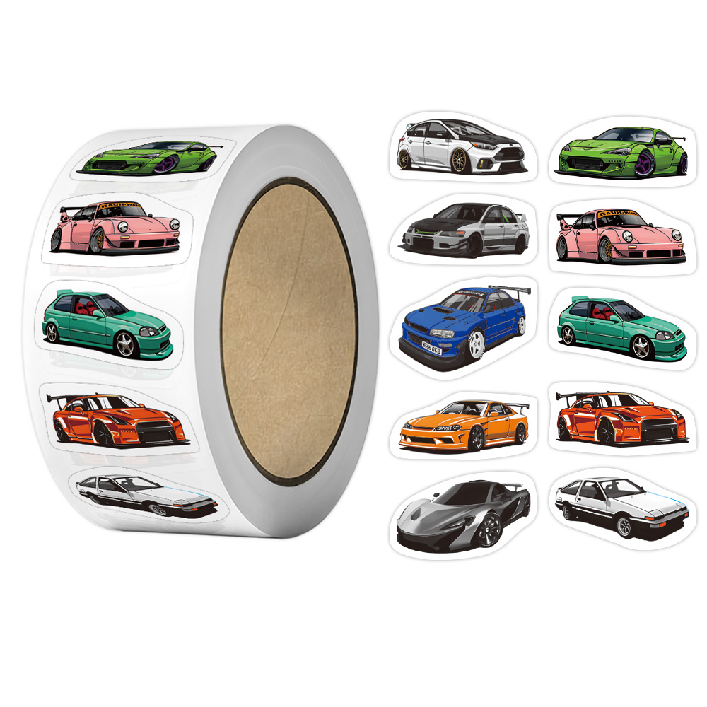 500 Pcs Mini Sports Car Sticke - Blister Plaster Sport ulasan dan harga